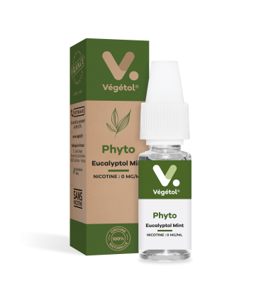 E-liquide naturel français sans propylène glycol Végétol® Phyto Eucalyptol Mint