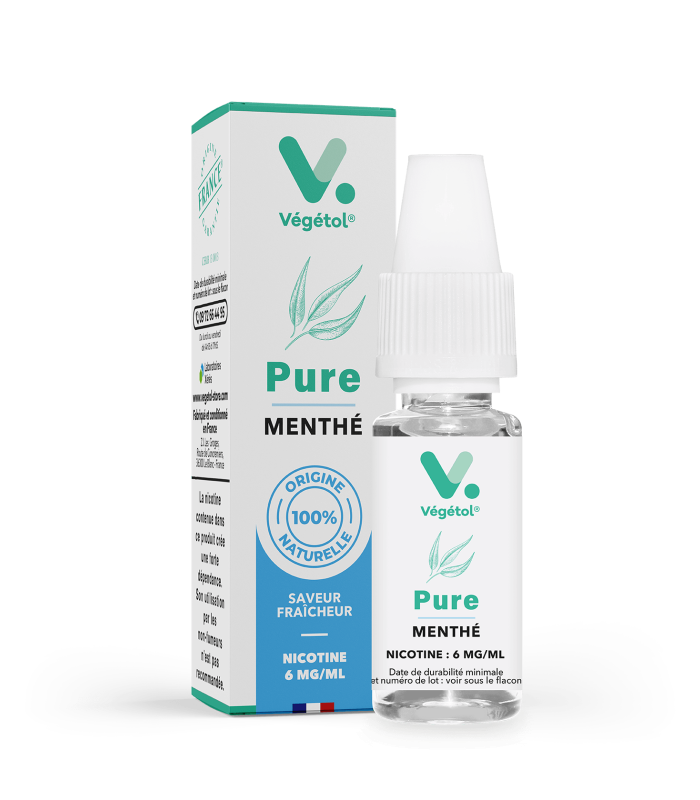 elfbar nachfüll pod läuft aus E-liquide végétal naturel sans PG Végétol® Pure Menthé