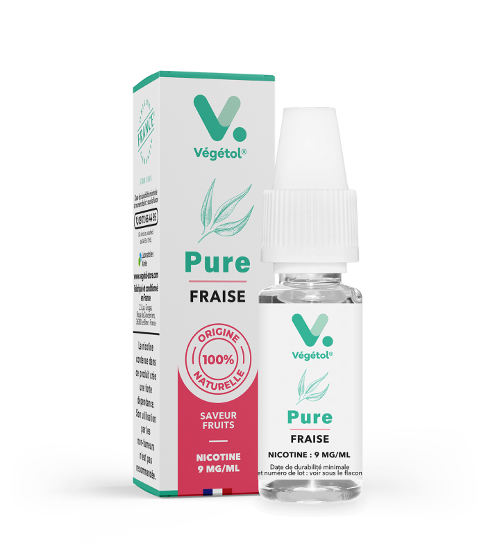 E-liquide naturel fabriqu en France Vgtol Pure Fraise
