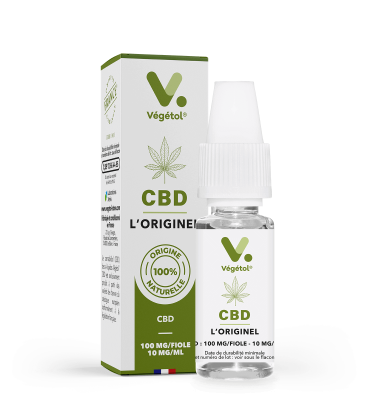 E-liquide naturel français sans propylène glycol Végétol® CBD L'originel