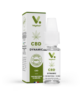 E-liquide naturel français sans propylène glycol Végétol® CBD Dynamic