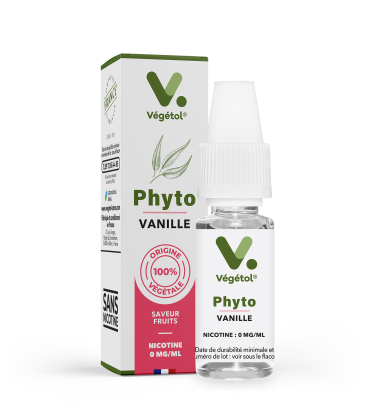 E-liquide naturel français sans propylène glycol Végétol® Phyto Vanille