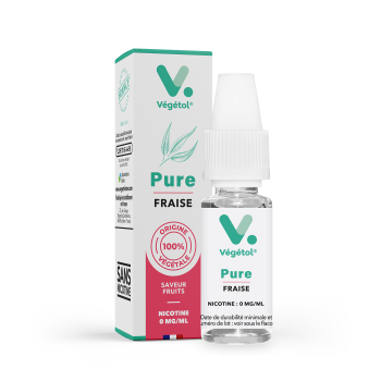 E-liquide Végétol® Pure Fraise 100% d'origine végétale
